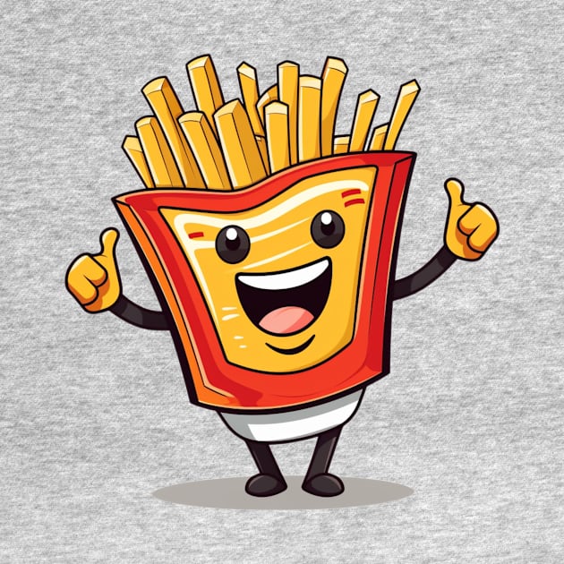 Cute French Fries T-Shirt by nonagobich